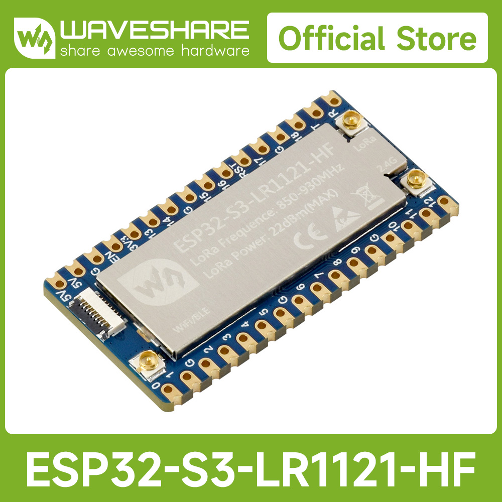 Lolin S3 - Waveshare ESP32-S3 LoRa開発ボード、LR1121第3世代RFチップ搭載、Sub-GHz/2.4GHz LoRaワイヤレス対応