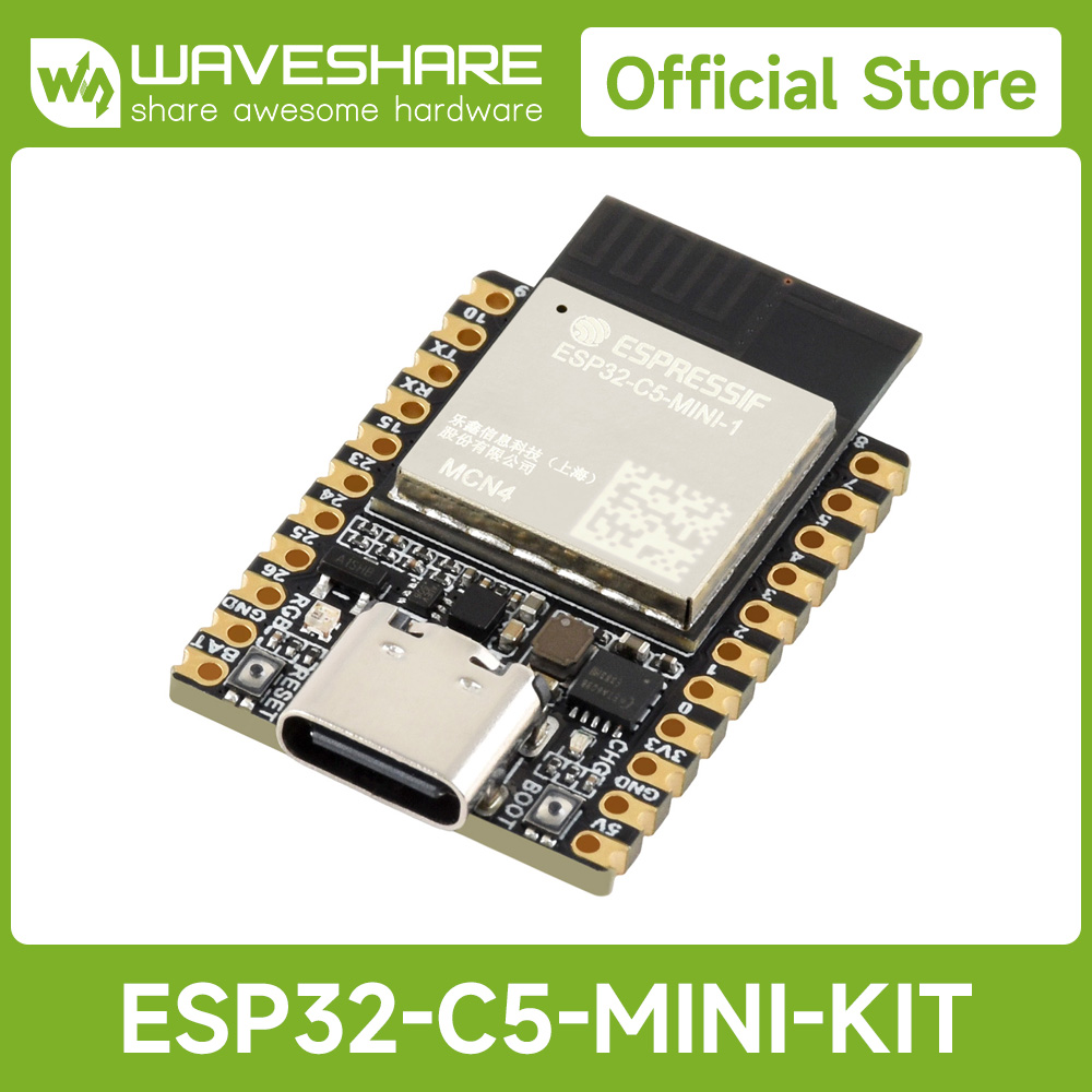 Waveshare Esp32 - Waveshare ESP32-C5 ミニデュアルバンドWi-Fi 6開発ボード、240MHzシングルコアプロセッサ、オンボードESP32-C5-MINI-1シリーズモジュール