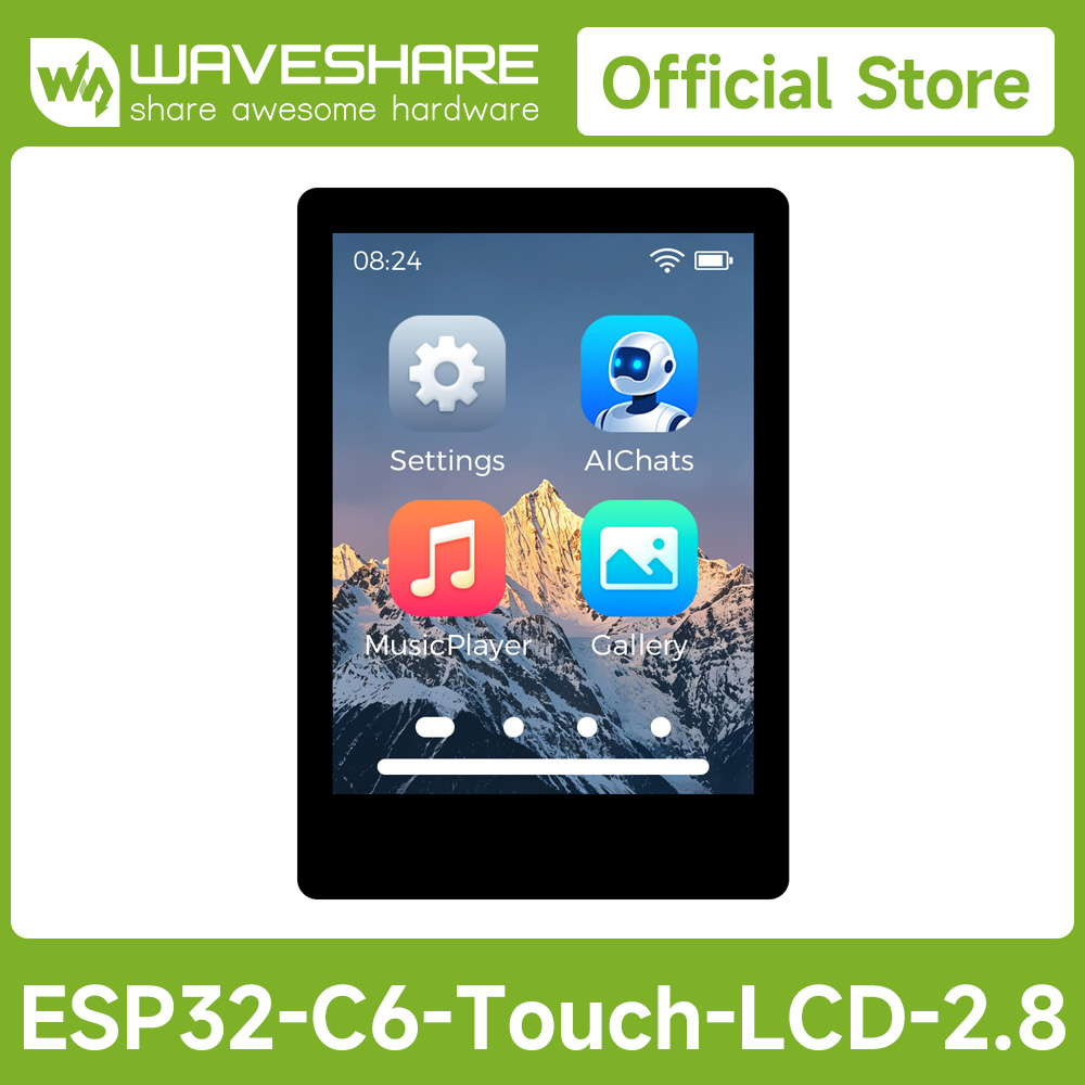 Waveshare ESP32-C6 2.8インチ IPS静 - Waveshare Esp32 のレビューと価格