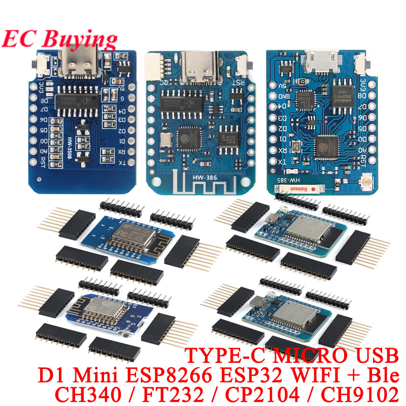 10 個/1 個 WeMos LOLIN D1 ミニプロ N - D1 Mini Pro のレビューと価格