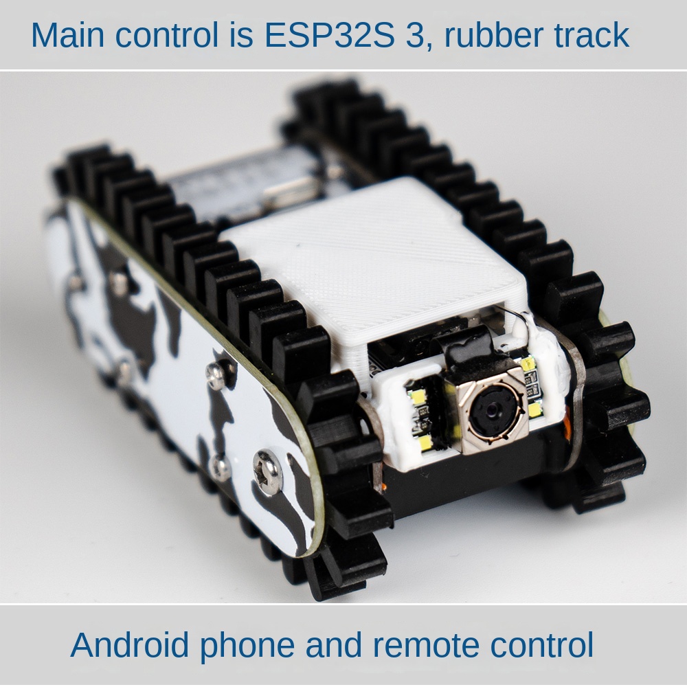 OpenMv-金属製のタンクトップを備えたクローラーシャーシ - Doit Esp32 のレビューと価格