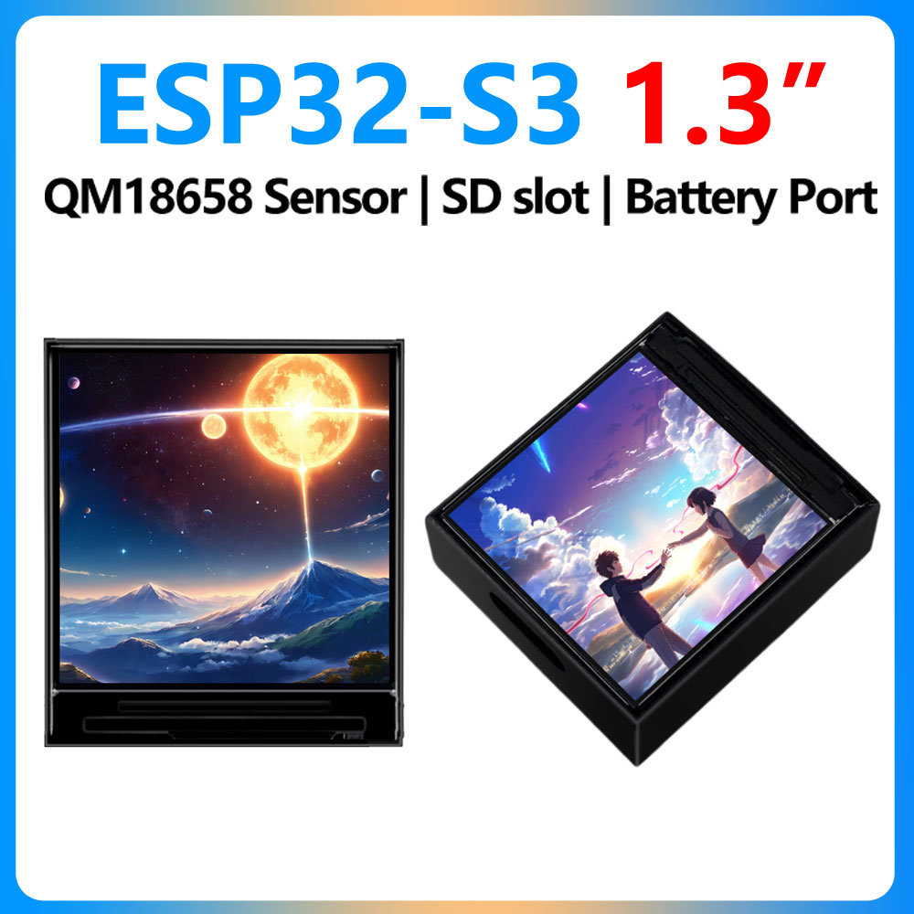 Waveshare ESP32-S3 1.3インチLCDミニ - Lolin S3 のレビューと価格