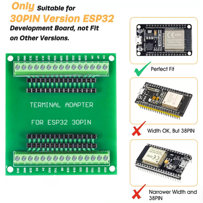ESP32開発ボード NodeMCU-32S ESP32-3 - Doit Esp32 のレビューと価格