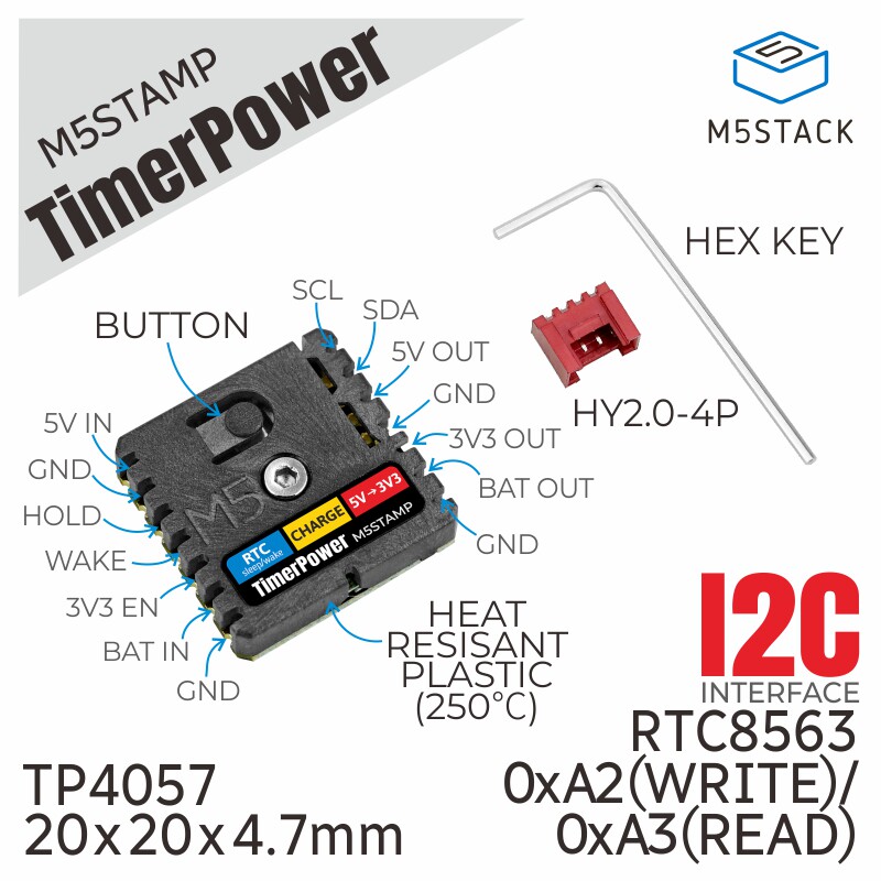 M5Stack 公式低消費電力電源制御モジュールスタンプタイ - M5Stack Core2 のレビューと価格