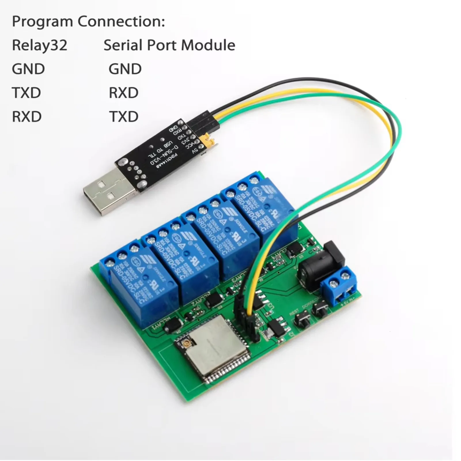 ESP32 4チャンネルワイヤレスリレーモジュールスマートホ - Doit Esp32 のレビューと価格