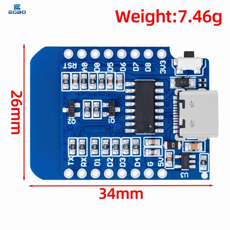 WeMos D1 Mini ESP8266 ESP-12F  - Wemos D1 Mini のレビューと価格