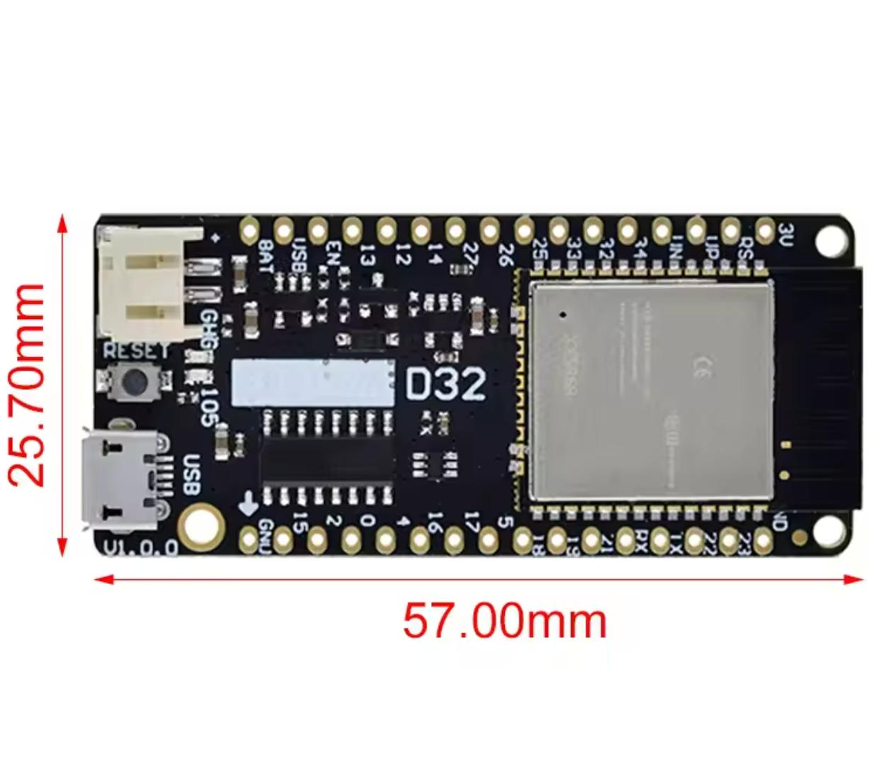 GREATZT LOLIN D32 V1.0.0 - wif - Lolin D32 のレビューと価格