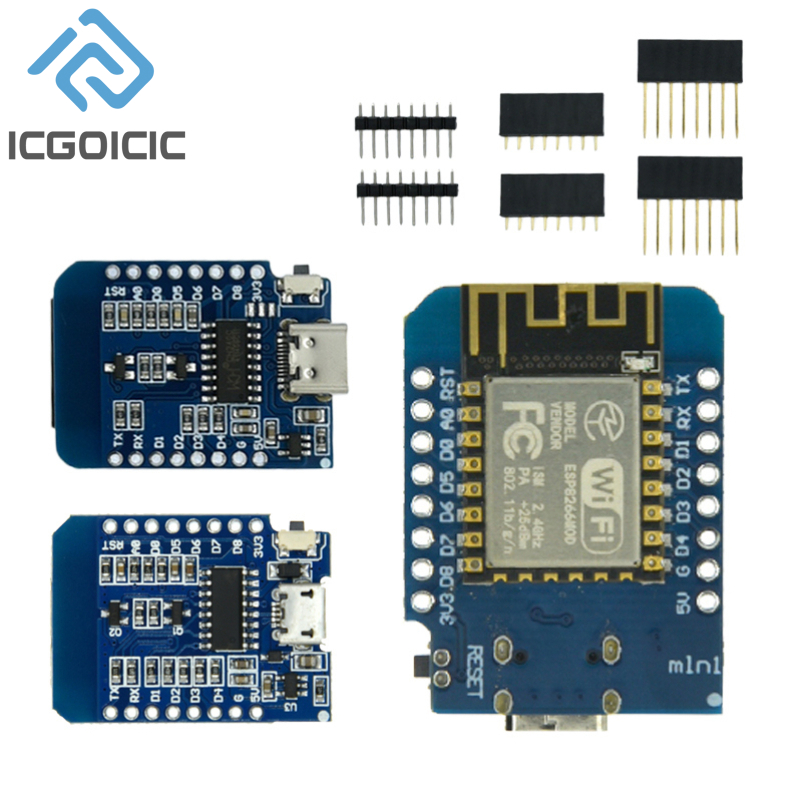 Mini-nodemcu d1開発ボード,4mバイト,wif - Wemos D1 Mini のレビューと価格